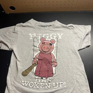 Roblox Piggy Size Small "Piggy Has Woken Up" Tee New With Tags (C3)